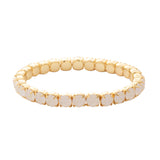 Ultra White Mini Sienna Stretch Bracelet