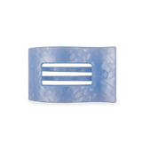Blue Lagoon Medium Flat Rectangle Hair Clip