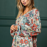 Flower BabyDoll Blouse