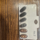 3pc Sparkle Stud