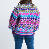 Multi Heart Novelty Sweater