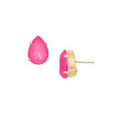 Electric Pink Ginnie Stud Earrings