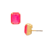 Electric Pink Octavia Stud Earrings