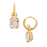 Silk Octavia Huggie Hoop Earrings