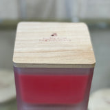 Frosted Glass Home for the Holidays Candle