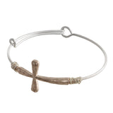 Metal Cross Wristlet