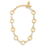 Matte Metal Hoop Necklace
