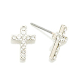 Cross Studded Earring
