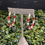 Crimson & White Hoops