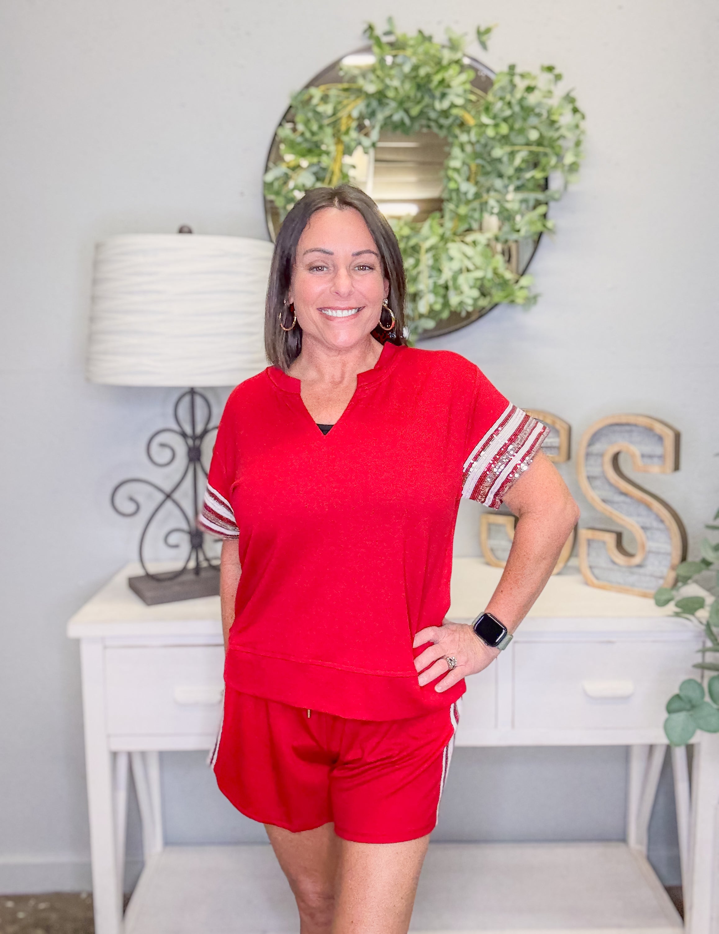 Crimson Sparkle Set – Mary Square
