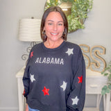 Alabama Stars Game Day Sweatshirt – Black
