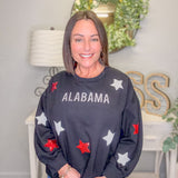 Alabama Stars Game Day Sweatshirt – Black