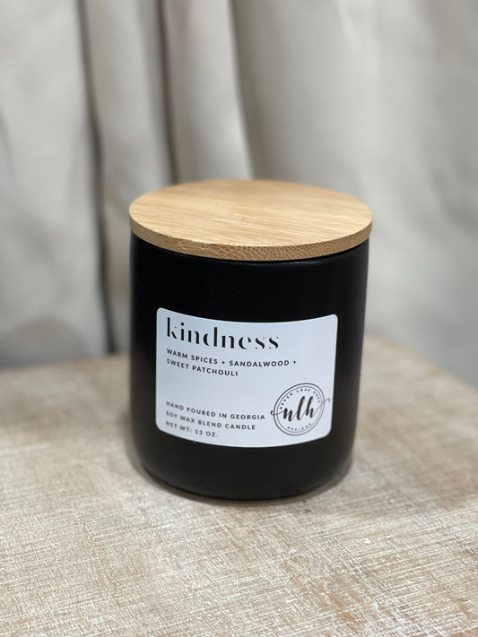 KINDNESS" 13 oz. soy wax blend candle