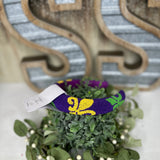 Royal Elegance: Mardi Gras Fleur de Lis Beaded Headband