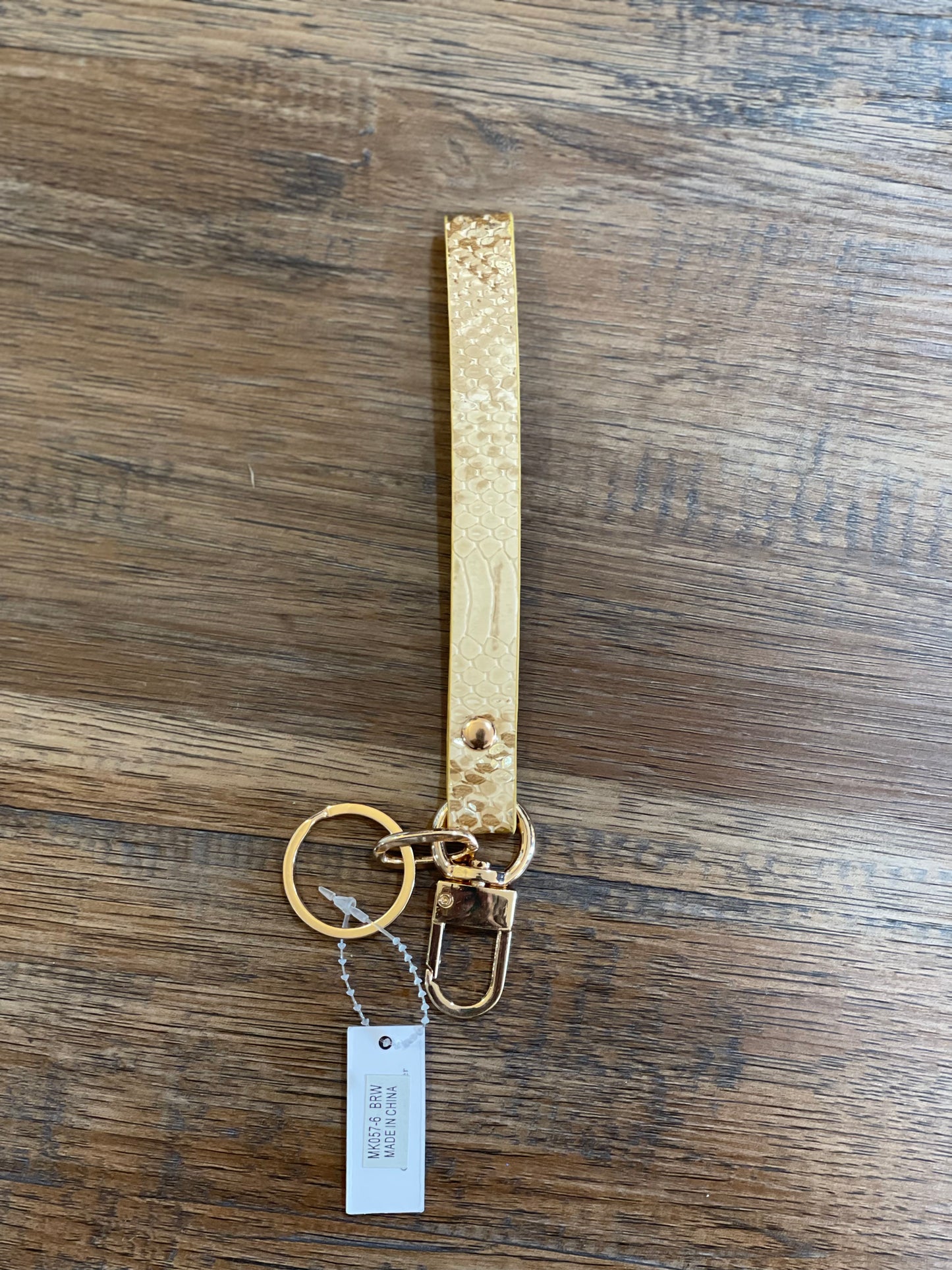 Leather Strap Keychain