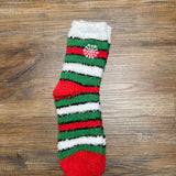 Fuzzy Christmas Socks