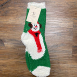 Fuzzy Christmas Socks