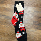 Fuzzy Christmas Socks