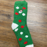 Fuzzy Christmas Socks