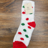 Fuzzy Christmas Socks