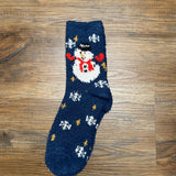 Fuzzy Christmas Socks