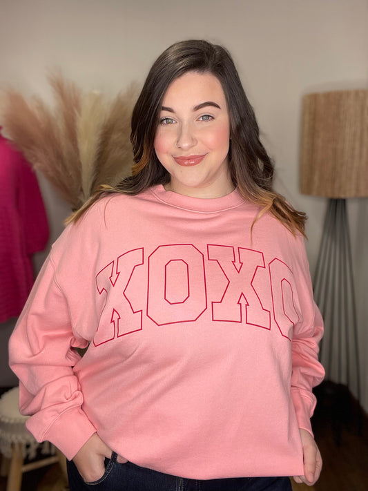 Sweetheart Embrace: XOXO Valentine's Day Sweatshirt