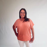 Apricot Bliss Dolman Top
