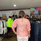 Whispering Breeze U-Neck Textured Top