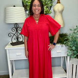Southern Sunset Smocked Midi