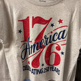 America 1776 Celebrating 250 Years Graphic