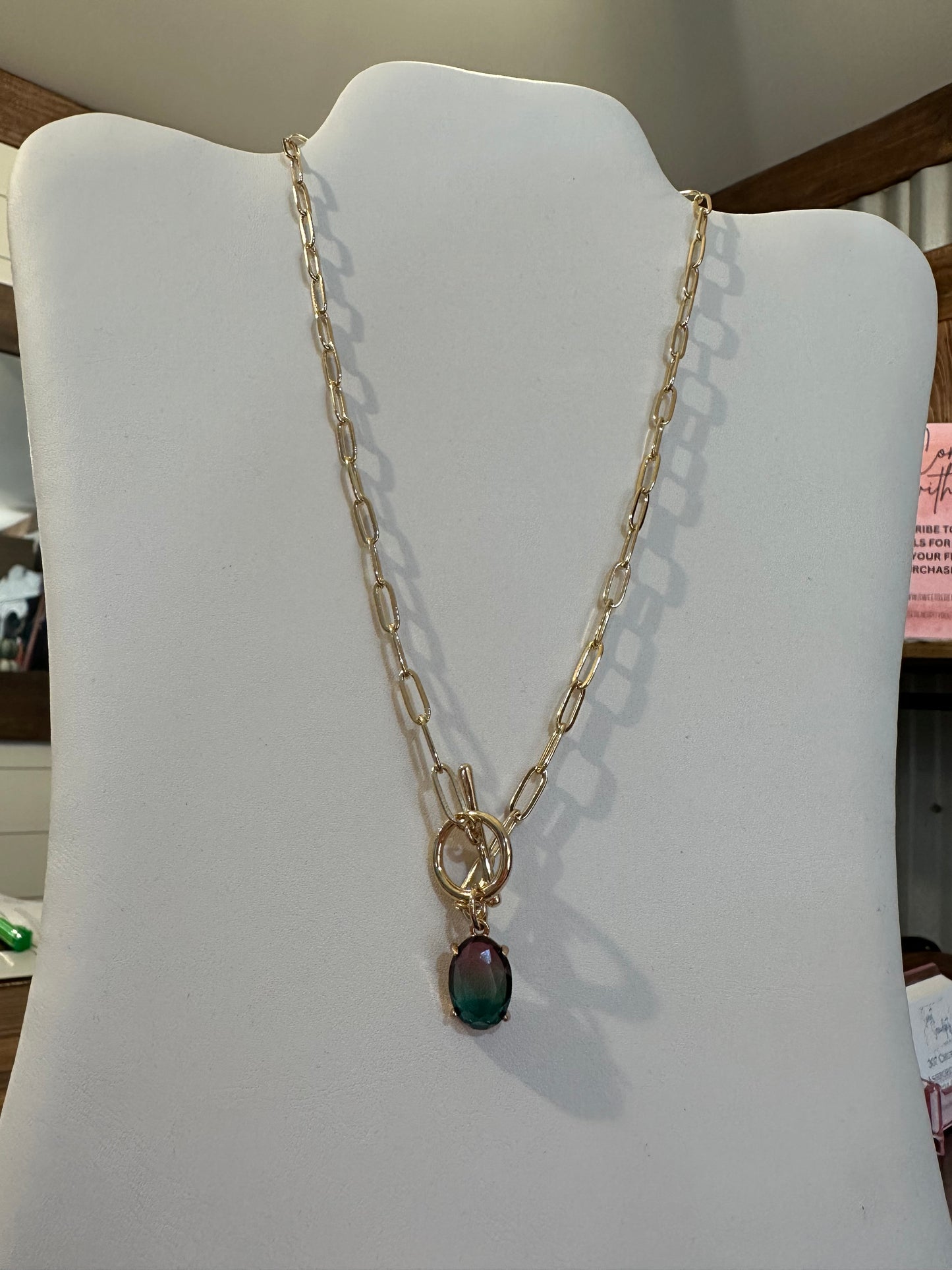 Two-tone chain necklace
