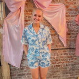 Toile-ally Dreamy Satin PJ Set