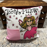 Pink Fairy Tooth Pillow