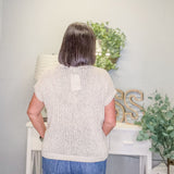 Natural Crochet Knit Pullover Sweater