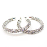 Bedazzled Hoop Earrings
