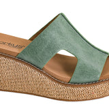 Kiss N Tell Wedge Sandals by Corkys