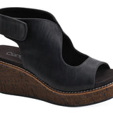 Corkys "Let's Talk About It" Wedges – Black