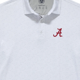 Alabama Atmore Wave Print Performance Polo – Grey