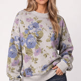 Sunday Blooms Floral Sweatshirt