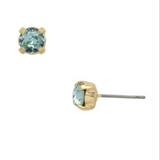 Jayda Stud Earrings Auquamarine