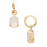 Perfect Pear Huggie Hoop Earrings