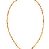 Icicle Emerald Rope Chain Pendant Necklace