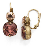 Mahogany Roundabout Dangle Earring