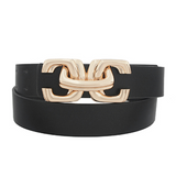 Statement Metal Buckle Belt
