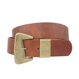 Angled Flat Buckle Loop Belt
