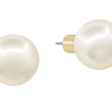 Classic 14mm Pearl Stud Earrings