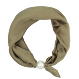 Accented Pearl Scarf Choker