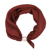 Accented Pearl Scarf Choker