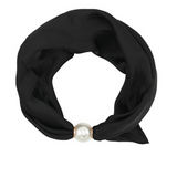 Accented Pearl Scarf Choker