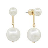 7mm & 15mm Ball Linked Drop Earrings